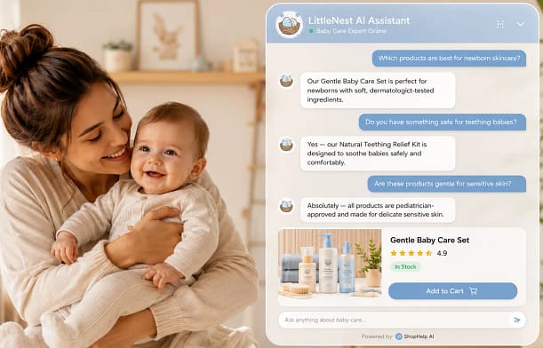 Baby Kids Store AI Chatbot